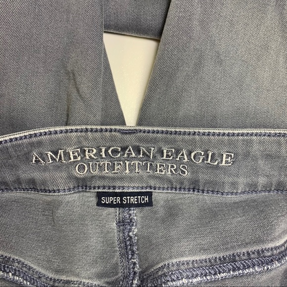 American Eagle Womens Super Stretch Jegging Gray 2 - Picture 6 of 9
